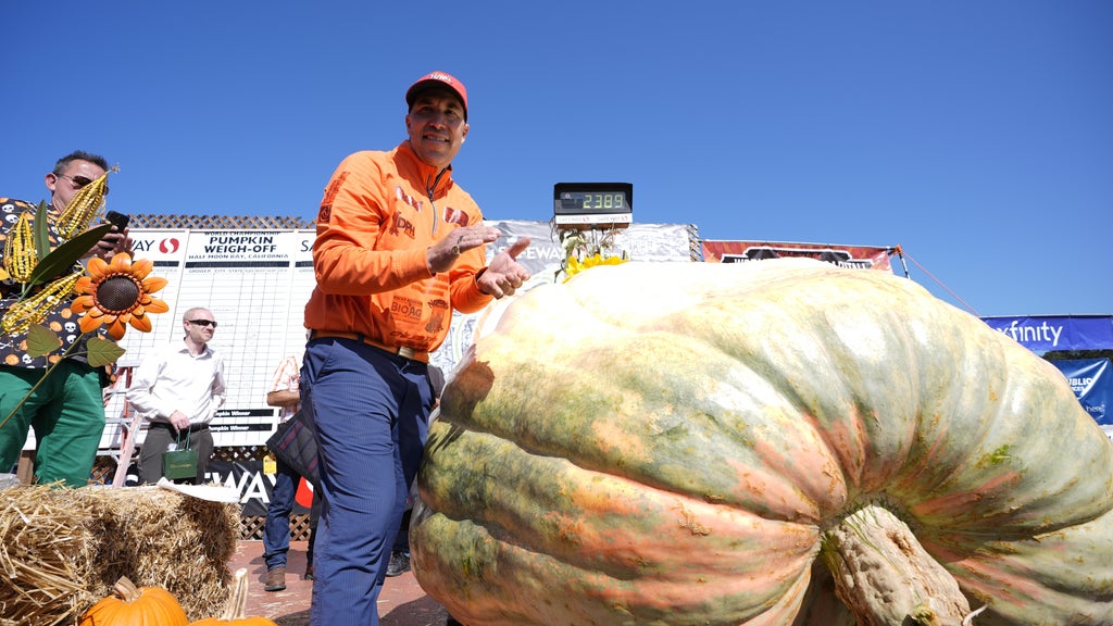 Minnesota man drives hauls giant pumpkin over 2,000 miles to California competition — WCCO / CBS Minnesota, Hastings Community news