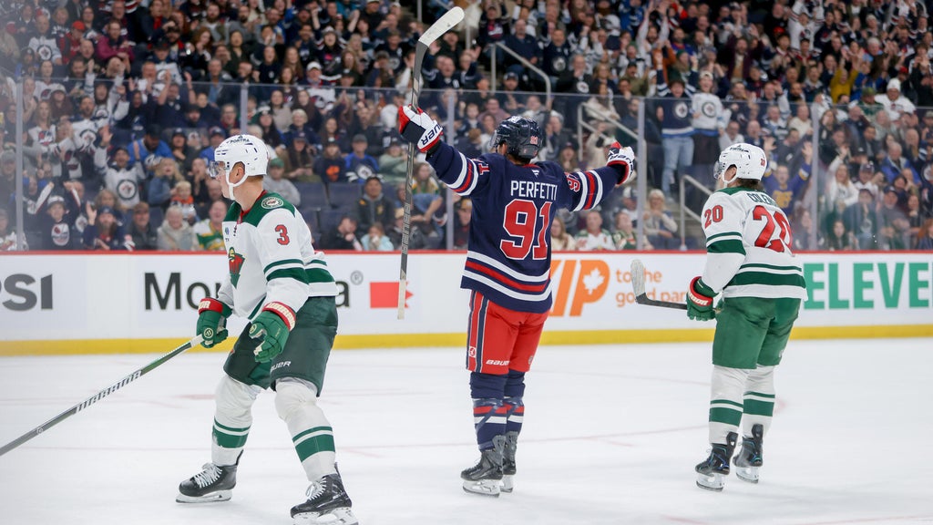 Jets beat the Wild 5-2 as Cole Perfetti scores 2 goals — WCCO / CBS Minnesota, Hastings Schools news