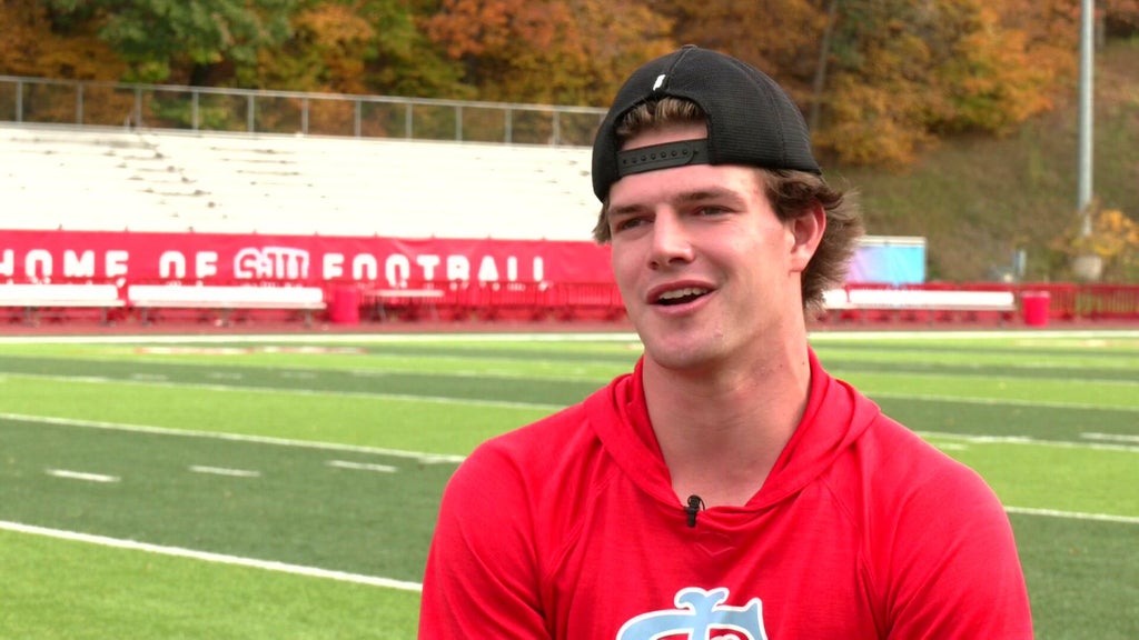 St. John's wide receiver Riley Schwellenbach finding success on the gridiron and baseball field — WCCO / CBS Minnesota, Hastings Schools news