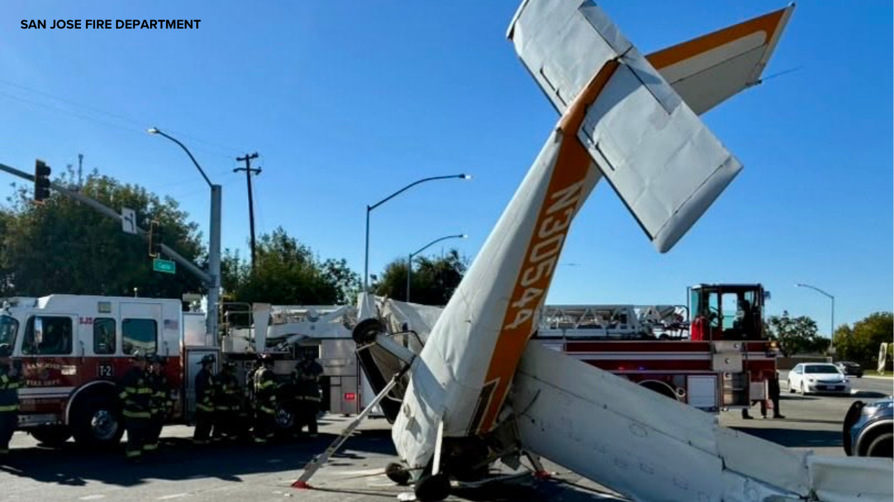 2 adults, 1 child injured in plane crash on San Jose expressway, fire department says
— ABC 7 Bay Area