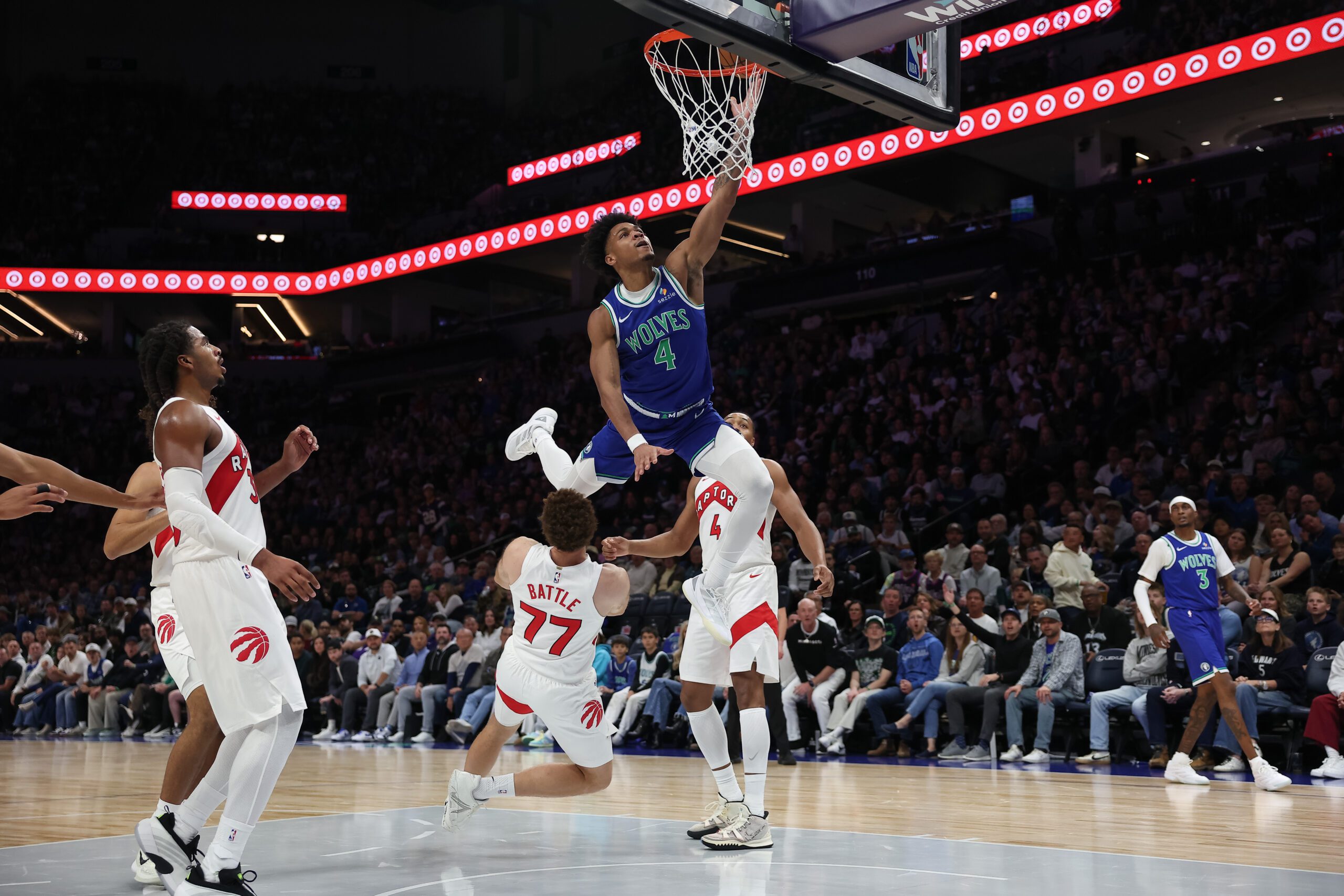 Timberwolves stay unbeaten with 117-94 win over Raptors in home opener — KSTP 5, Hastings Sports news