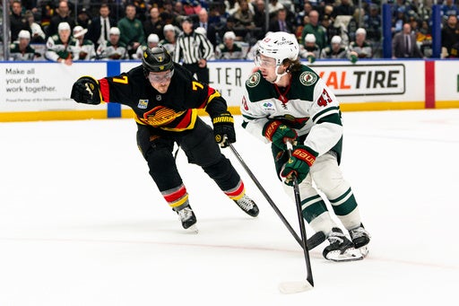 Quinn Hughes has a goal and an assist in his Vancouver return in Wild’s 4-2 victory — KSTP 5, Hastings Sports news