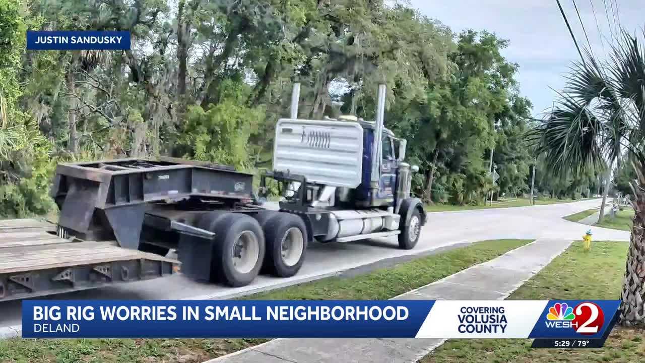 DeLand-area neighbors raise concerns about truck traffic on Marsh Road — WESH 2 Orlando, Hastings Real Estate news