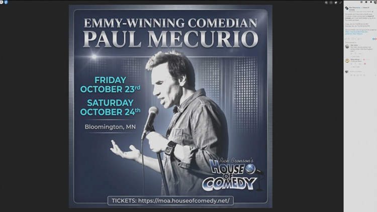 Comedian Paul Mecurio to stop by MOA for multiple shows — KARE 11 Local, Hastings Community news