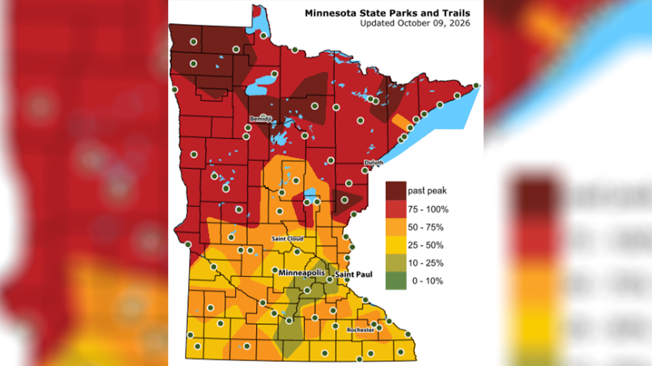 Map: Fall colors peaking across northern Minnesota — FOX 9, Hastings Community news